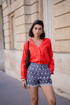 Blouse Victoire - Corail