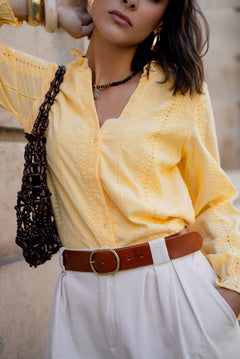 Blouse Victoire - Jaune